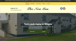 Desktop Screenshot of newinnrhigos.co.uk